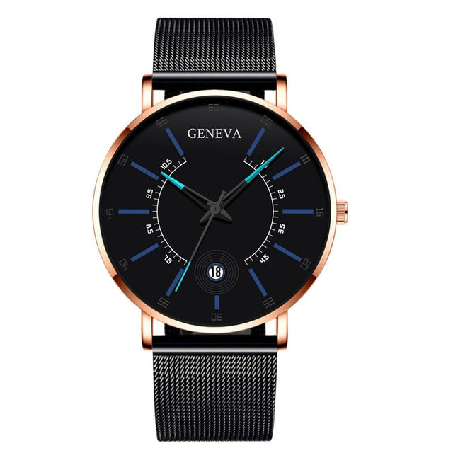 2020 Fashion Men's Business Minimalist Watches Ultra Thin Stainless Steel Mesh Band Analog Quartz Watch Relogio Masculino reloj - JMART - ONLINE STORE DELIVERING YOUR SUPPLIES
