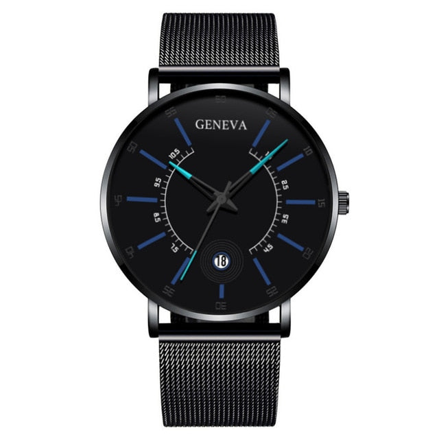 2020 Fashion Men's Business Minimalist Watches Ultra Thin Stainless Steel Mesh Band Analog Quartz Watch Relogio Masculino reloj - JMART - ONLINE STORE DELIVERING YOUR SUPPLIES