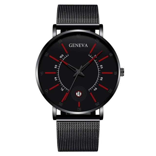 2020 Fashion Men's Business Minimalist Watches Ultra Thin Stainless Steel Mesh Band Analog Quartz Watch Relogio Masculino reloj - JMART - ONLINE STORE DELIVERING YOUR SUPPLIES