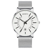 2020 Fashion Men's Business Minimalist Watches Ultra Thin Stainless Steel Mesh Band Analog Quartz Watch Relogio Masculino reloj - JMART - ONLINE STORE DELIVERING YOUR SUPPLIES