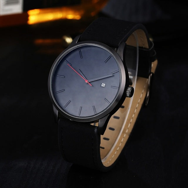 Men's watch sport minimalist watches for men watches leather bracelet clock Relojes erkek kol saati relogio masculino men'watch - JMART - ONLINE STORE DELIVERING YOUR SUPPLIES