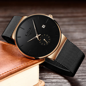 LIGE Fashion Watches Casual Waterproof Quartz Clock Mens Watches Top Brand Luxury Ultra-Thin Date Sports Watch Relogio Masculino - JMART - ONLINE STORE DELIVERING YOUR SUPPLIES