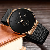 LIGE Fashion Watches Casual Waterproof Quartz Clock Mens Watches Top Brand Luxury Ultra-Thin Date Sports Watch Relogio Masculino - JMART - ONLINE STORE DELIVERING YOUR SUPPLIES