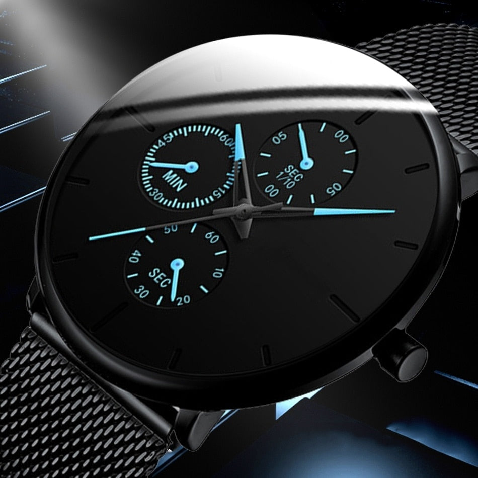 Relogio Masculino 2020 Mens Watches Male Clock Quartz Watch Casual Slim Mesh Steel Men Watch Waterproof Designer Sport Watch - JMART - ONLINE STORE DELIVERING YOUR SUPPLIES