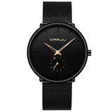 CRRJU Fashion Mens Watches Top Brand Luxury Quartz Watch Men Casual Slim Mesh Steel Waterproof Sport Watch Relogio Masculino - JMART - ONLINE STORE DELIVERING YOUR SUPPLIES
