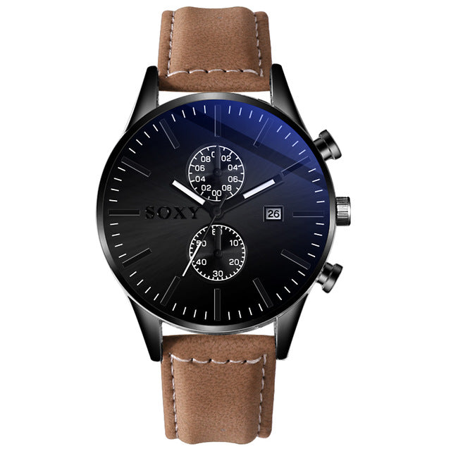 2020 Brand New SOXY Men's Watch Luxury Men Sports Military Watches Quartz Wristwatch Male Clock Date Waterproof reloj hombre - JMART - ONLINE STORE DELIVERING YOUR SUPPLIES