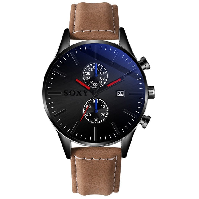 2020 Brand New SOXY Men's Watch Luxury Men Sports Military Watches Quartz Wristwatch Male Clock Date Waterproof reloj hombre - JMART - ONLINE STORE DELIVERING YOUR SUPPLIES