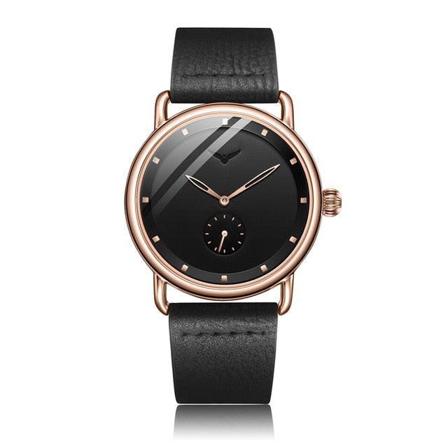 Casual Wristwatch Leather Waterproof - JMART - ONLINE STORE DELIVERING YOUR SUPPLIES