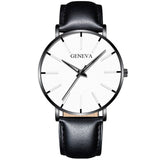 Luxury fashion men's minimalist watch ultra-thin black stainless steel mesh bracelet watch men's business casual quartz clock - JMART - ONLINE STORE DELIVERING YOUR SUPPLIES