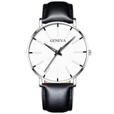 Luxury fashion men's minimalist watch ultra-thin black stainless steel mesh bracelet watch men's business casual quartz clock - JMART - ONLINE STORE DELIVERING YOUR SUPPLIES